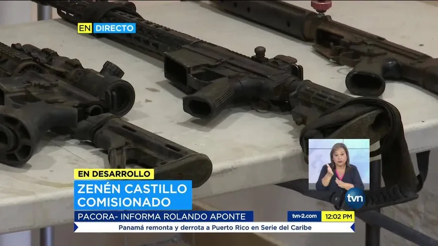 Policía Nacional halla seis fusiles en Panamá Este