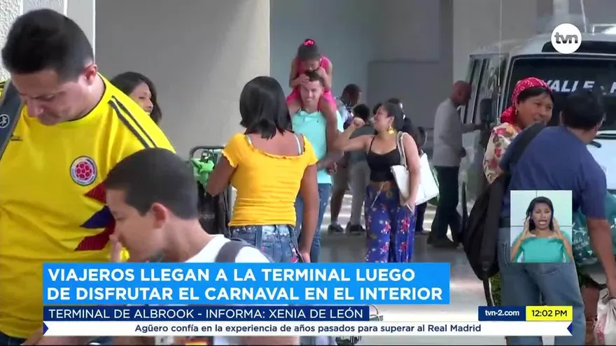 Viajeros retornan paulatinamente, luego de carnavales hacia la capital