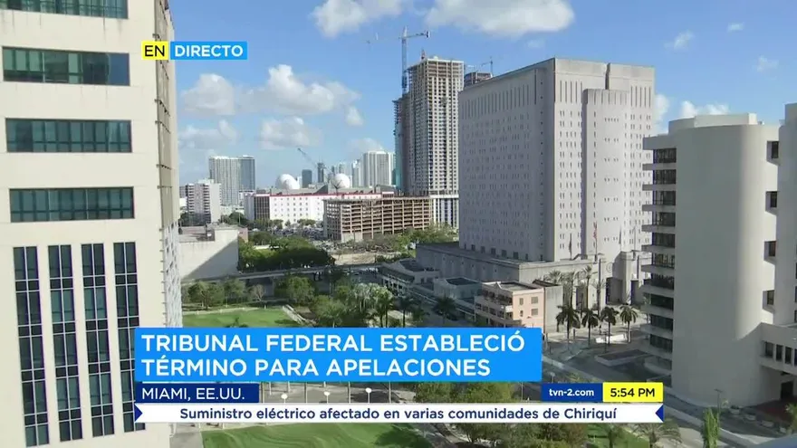 Tribunal de EEUU establece plazos para resolver apelación del expresidente Martinelli