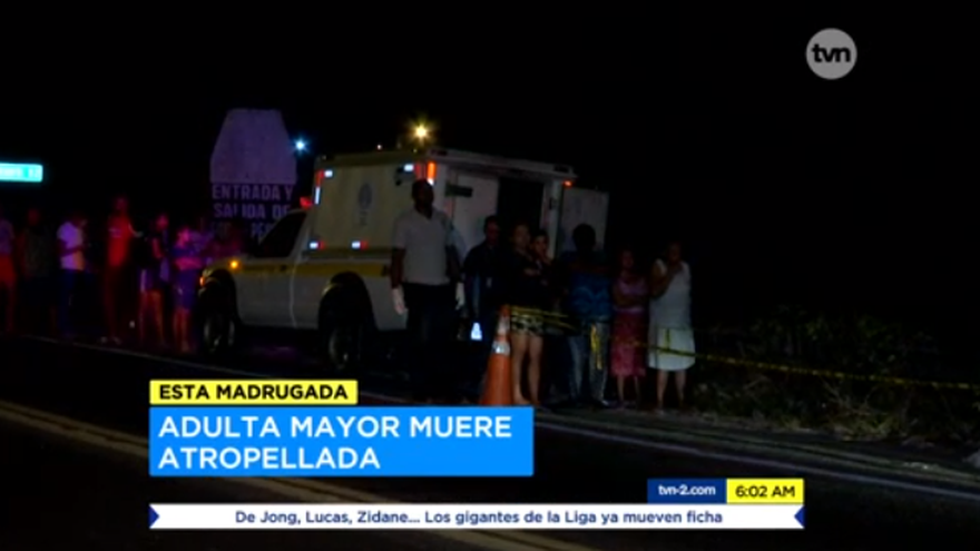 Residentes del área lamentaron el hecho y alertaron que los conductores circulan a alta velocidad