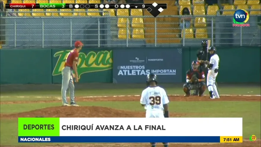 Chiriquí vence a Bocas y avanza a la final del béisbol mayor
