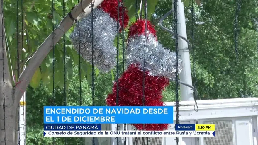 Adornos navideños empiezan a tomarse la ciudad capital