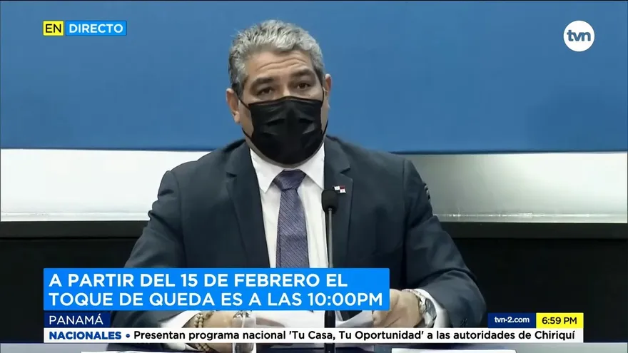 Modifican horario del toque de queda