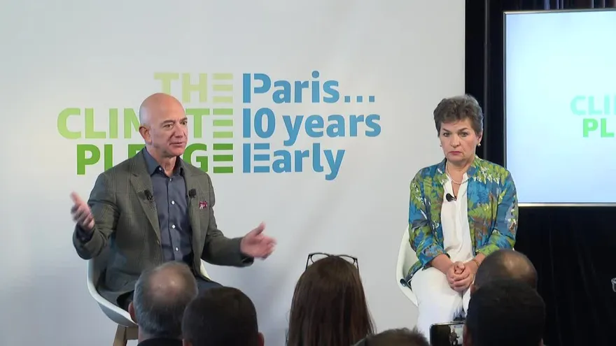 Amazon plantea desafío de adelantarse diez años a objetivos de París para el clima