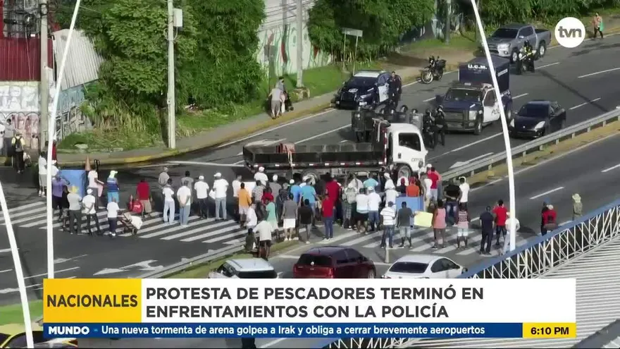 Pescadores protestan en diversos puntos del país