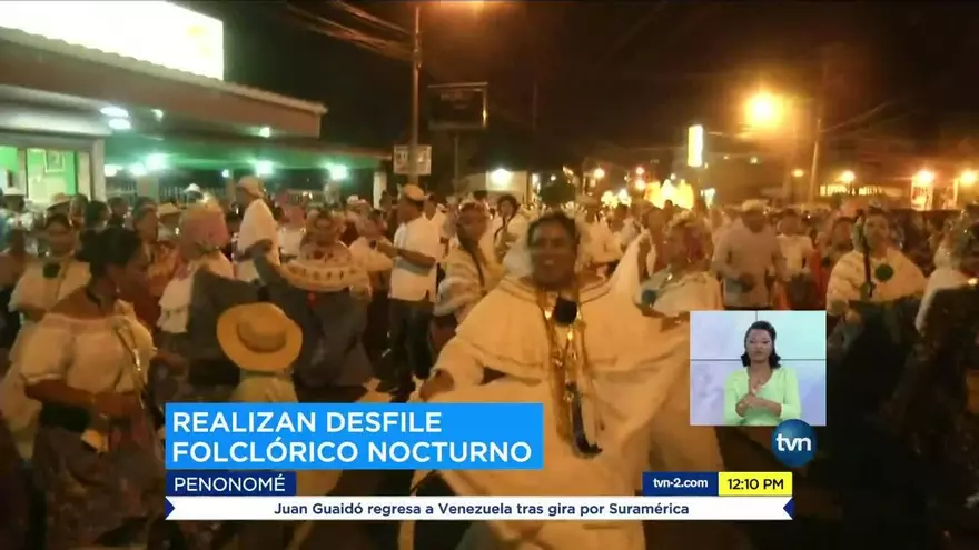 Exitoso desfile folclórico en Penonomé