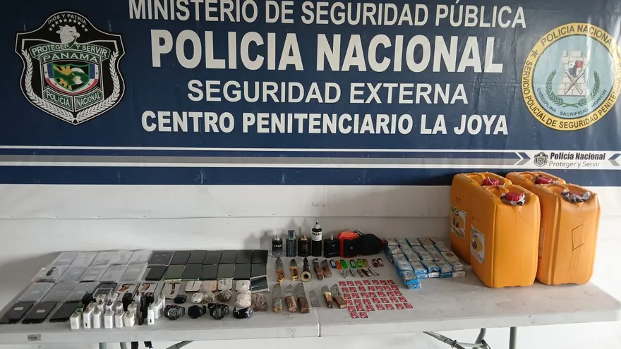 Decomisan drogas y otros artículos prohibidos en el centro penitenciario La Joya