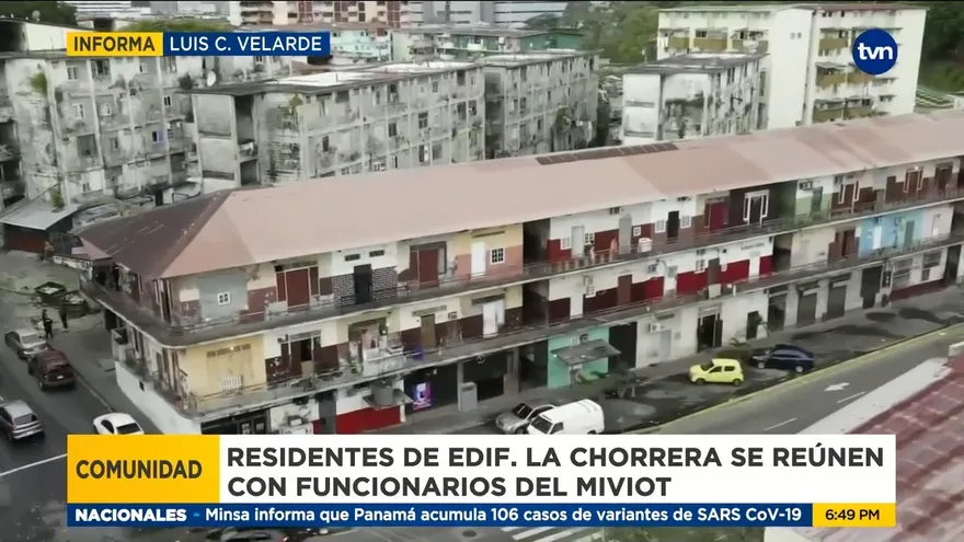Ministerio de Vivienda se reúne con residentes de edificio en Calidonia