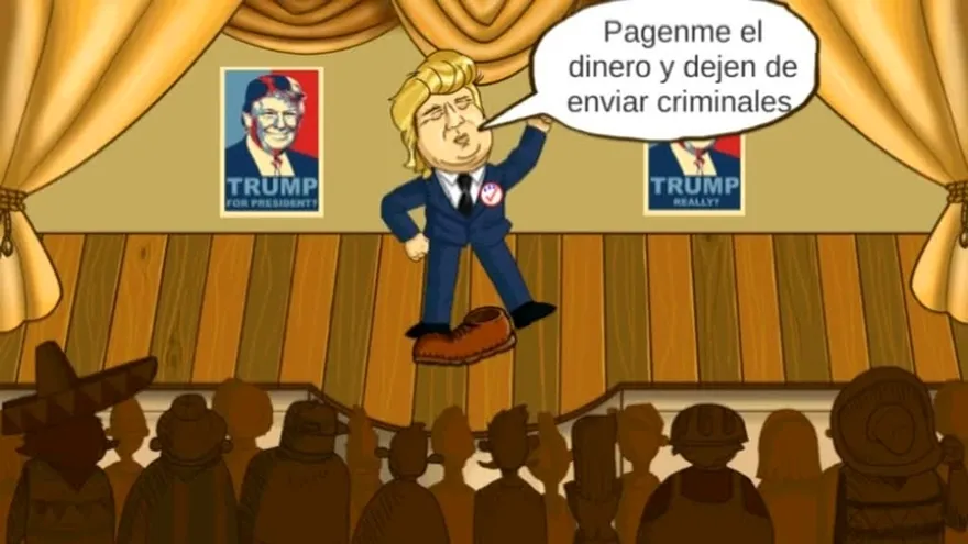El videojuego donde puedes tirarle pelotazos a Donald Trump