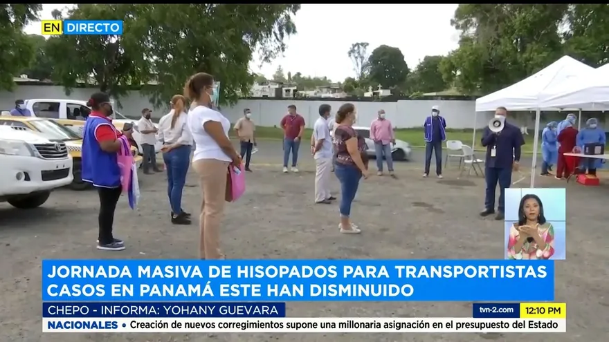 Realizan hisopados a transportistas en Panamá Este