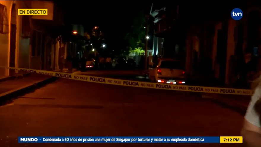 Se registra balacera en calle 13 de el Chorrillo