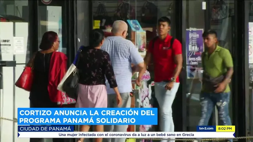 Gobierno anuncia el plan Panamá Solidario