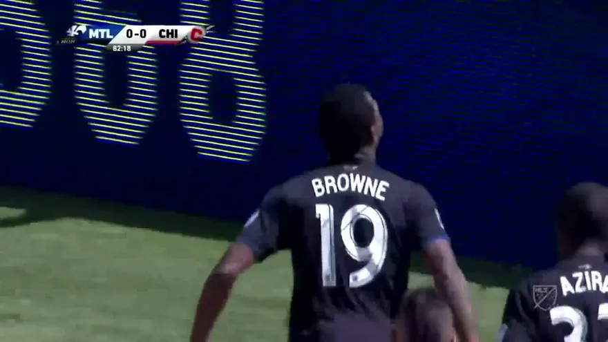 Omar Browne debutó con gol en la MLS