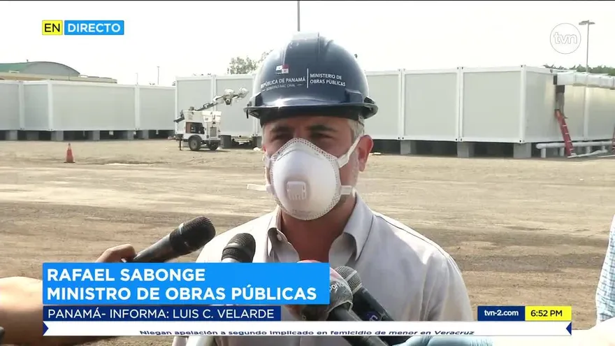 Hospital modular para pacientes con COVID-19 tiene un 48% de avance