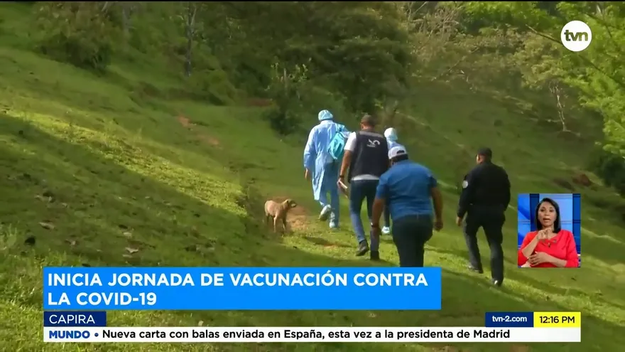 Avanza la vacunación en áreas de difícil acceso en Panamá Oeste