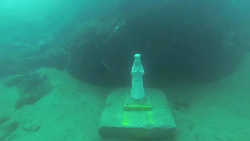 La virgen submarina de Venezuela
