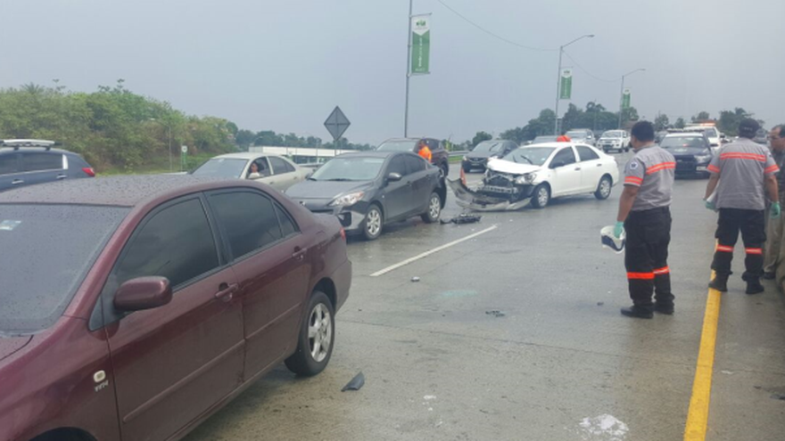 El accidente se registró en el Corredor Norte
