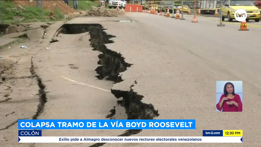 Autoridades inspeccionan Vía Boyd Roosevelt
