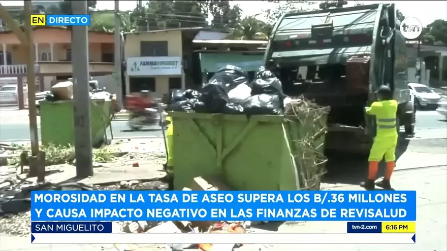 Alta morosidad en la tasa de aseo en el distrito de San Miguelito