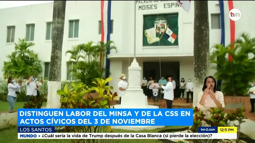 Realizan actos del 3 de noviembre en Los Santos