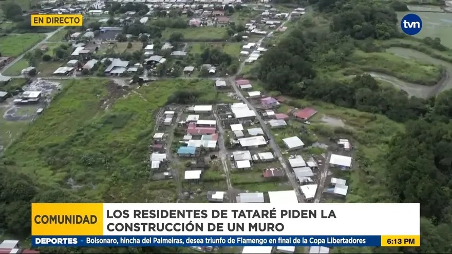Residentes de Tataré se quejan por caserío construido en muro