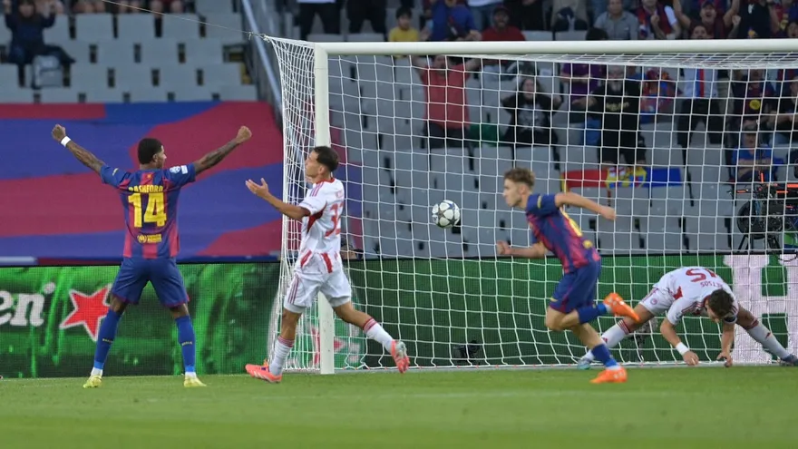 Anotación de Fermín en Champions League