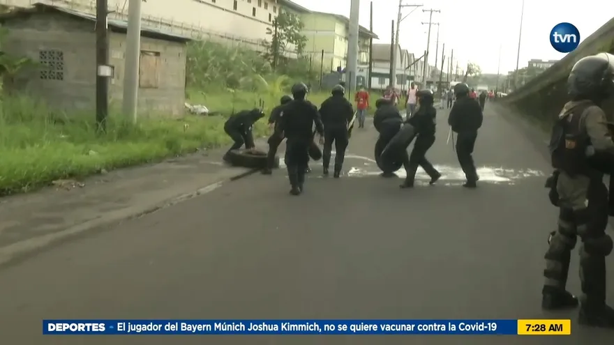 Protestas y varios detenidos en Colón