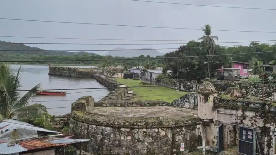 Portobelo sufre daños por lluvias; Fuerte San Jerónimo cerrado al público.