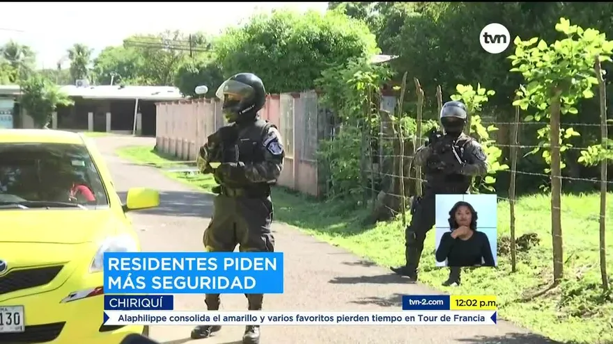 Residentes se sienten amenazados por un individuo en Chiriquí