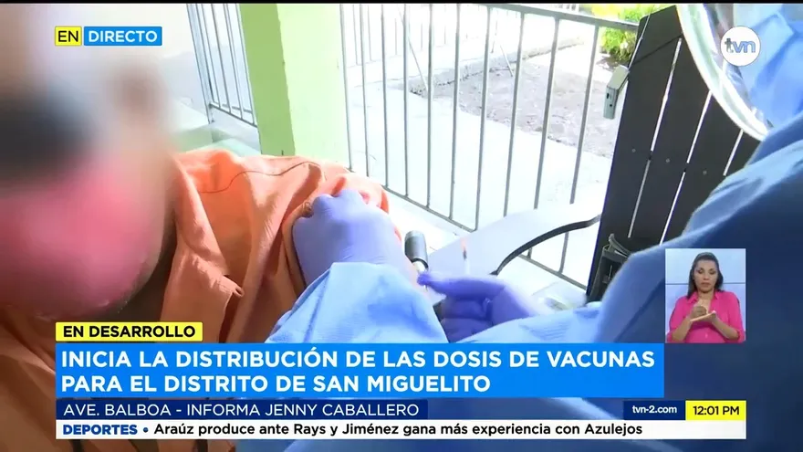 Inicia distribución de vacunas para el distrito de San Miguelito