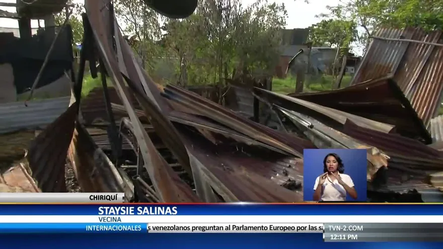 Hombre intentó quemar a su mujer e hijos en Chiriquí