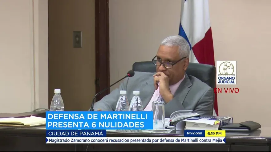 Defensa de Martinelli presenta seis nulidades durante audiencia intermedia