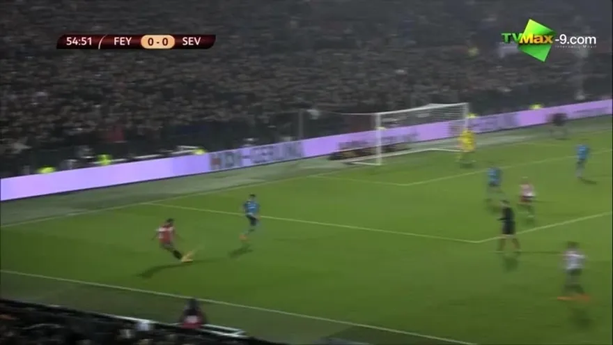 Gol de Toornstra Min. 56 - Feyenoord 1-0 Sevilla