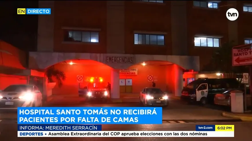 Hospital Santo Tomás suspende el traslado de pacientes