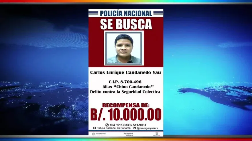 Capturan en Colombia al 'Chino' Candanedo