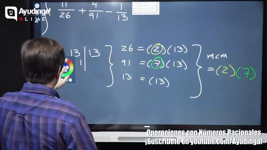 Ayudinga Matemáticas 7° - Operaciones con Números Racionales - Parte VII (Adición y Sustracción) 13 de julio de 2020