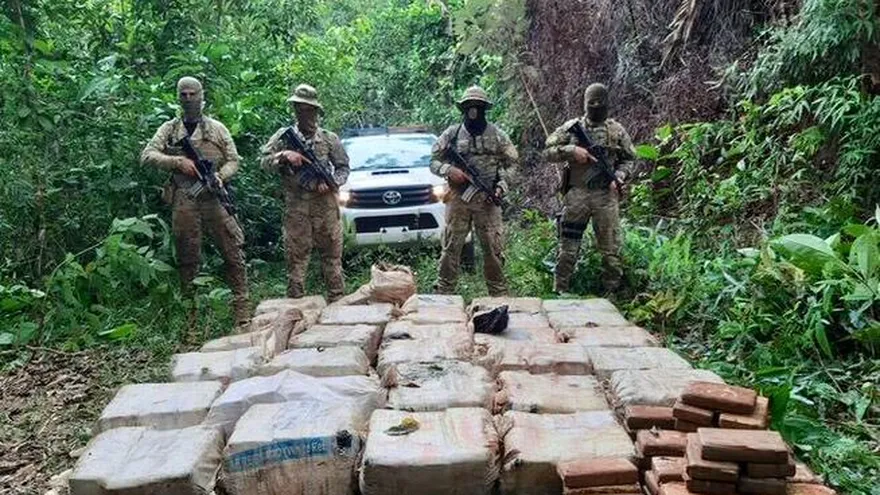 Las incautaciones se dieron durante varias operaciones antinarcótico.