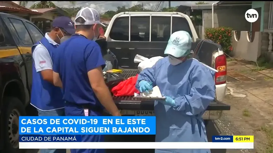Casos de COVID-19 en el Este de la capital siguen bajando