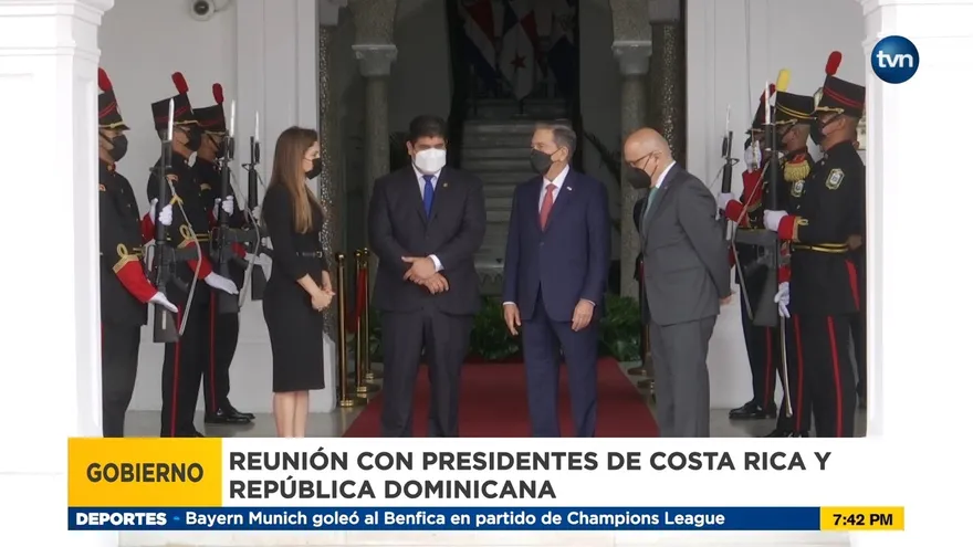 Cortizo recibe a presidentes de Costa Rica y República Dominicana