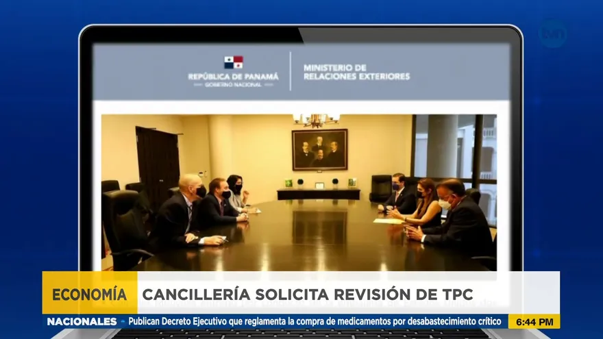 Cancillería espera respuesta de Estados Unidos sobre revisión del TPC