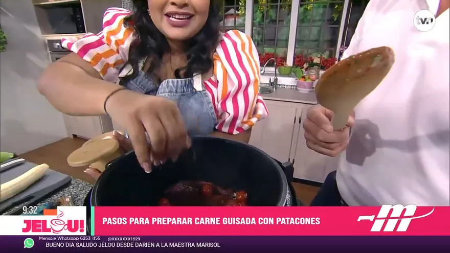 Receta: Carne guisada con patacones