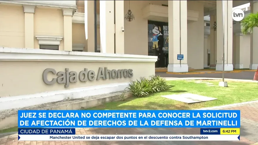 Juez se declara no competente para atender caso de Martinelli