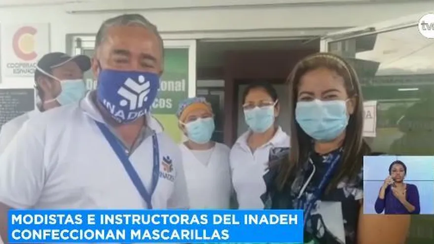 Inadeh distribuye mascarillas a enfermos de COVID-19 en sus casas