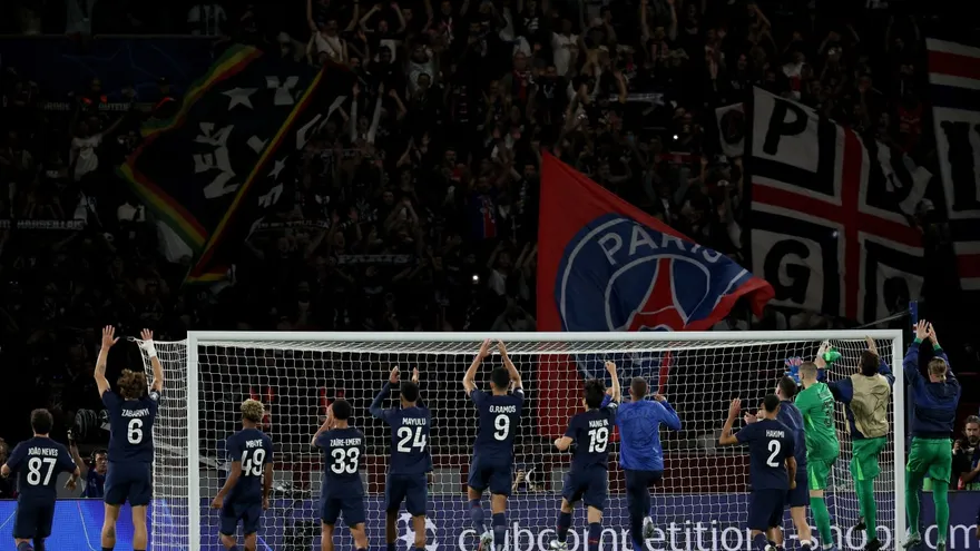 Champions League PSG celebra triunfo en casa