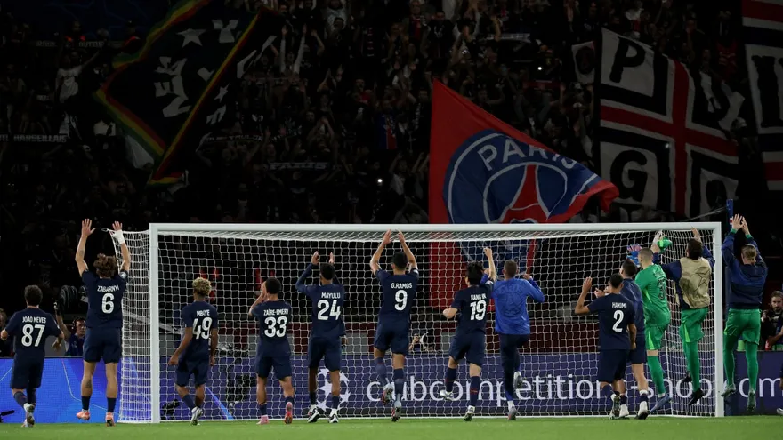 Champions League PSG celebra triunfo en casa