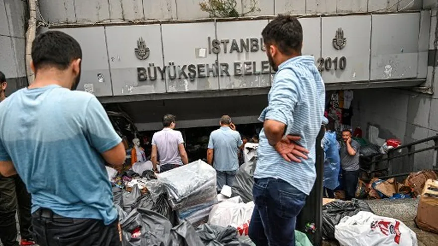 Inundaciones en el Gran Bazar en Turquía