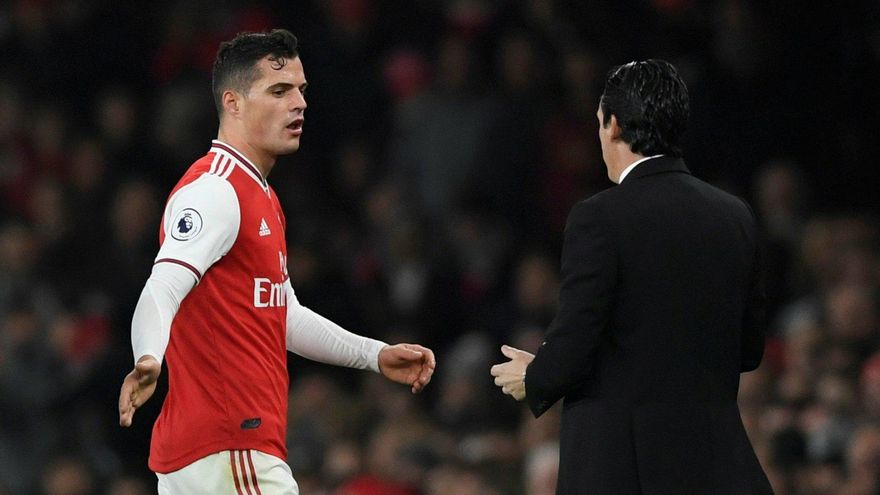 Unai Emery aún quiere a Granit Xhaka en el Arsenal