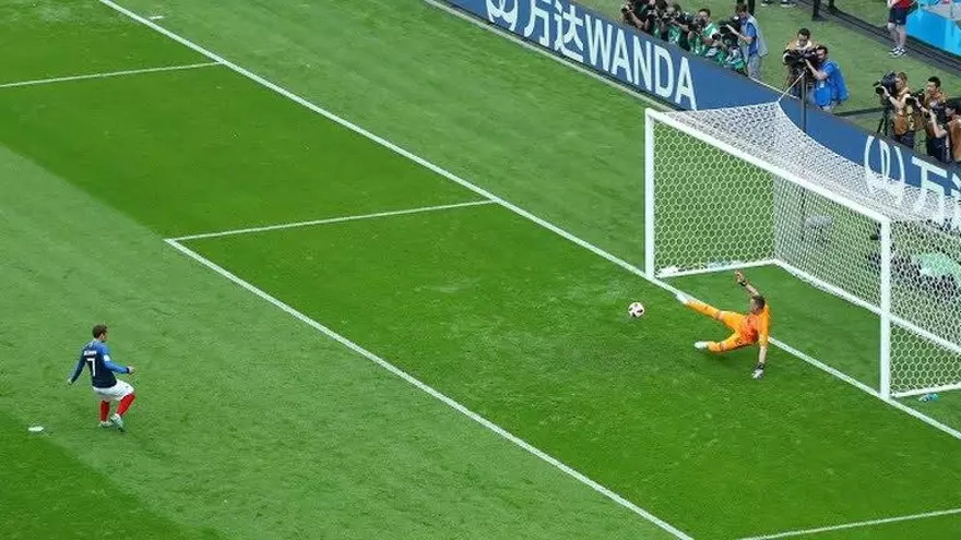 Gol de Antoine Griezmann. Francia 1-0 Argentina