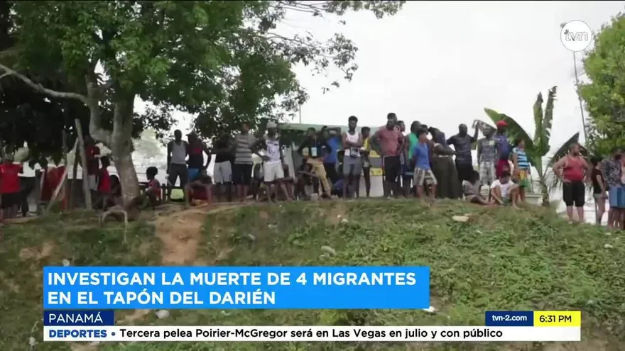 Sigue las investigaciones por muerte de 4 migrantes en Darién