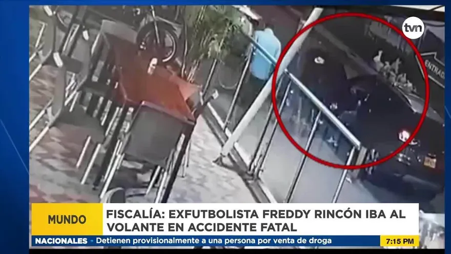 Fiscalía confirmó en Medellín que Freddy Rincón iba manejando el vehículo en el que se accidentó